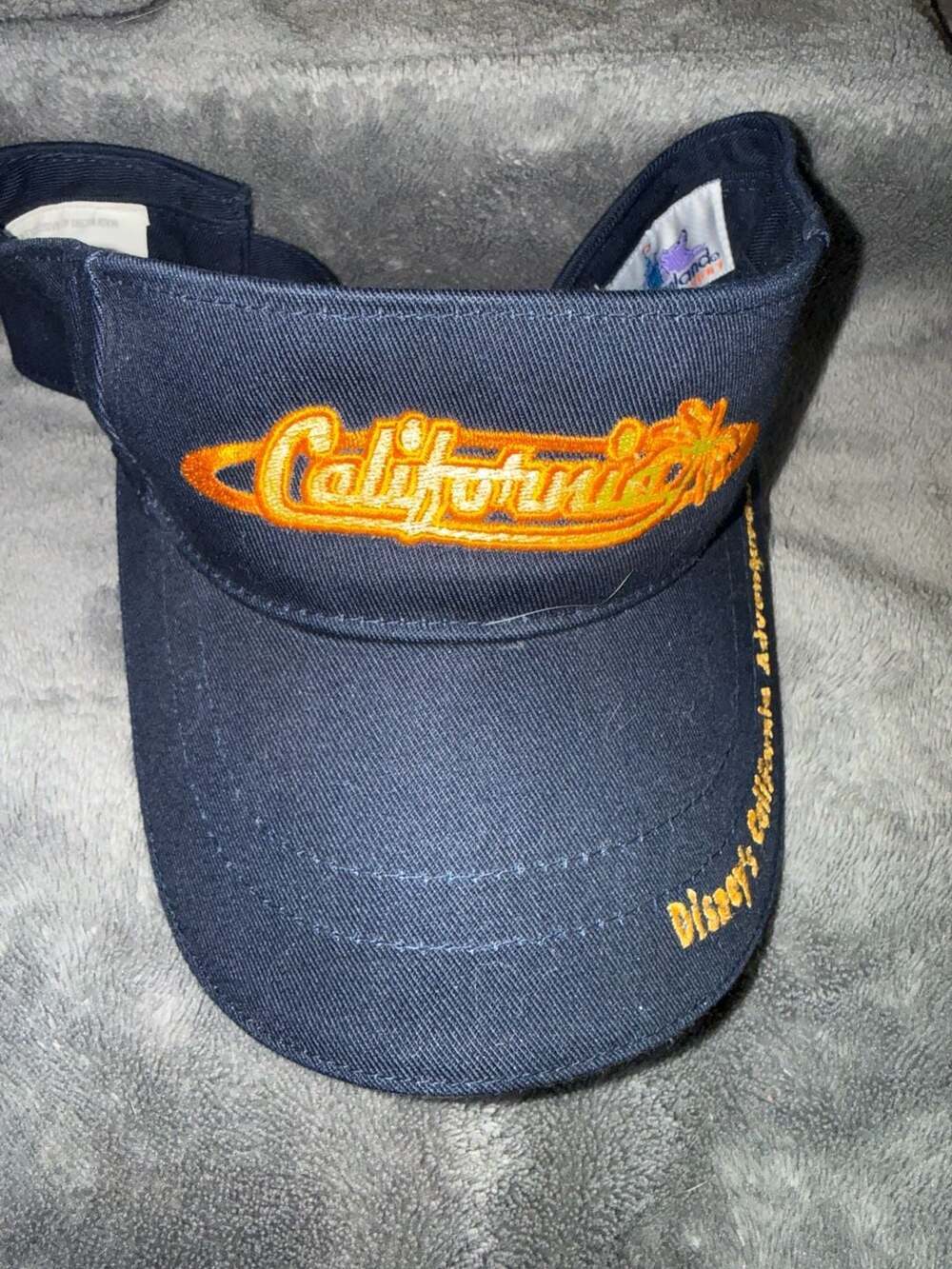 Disney California Adventure Visor Cap Hat Adjustable Youth